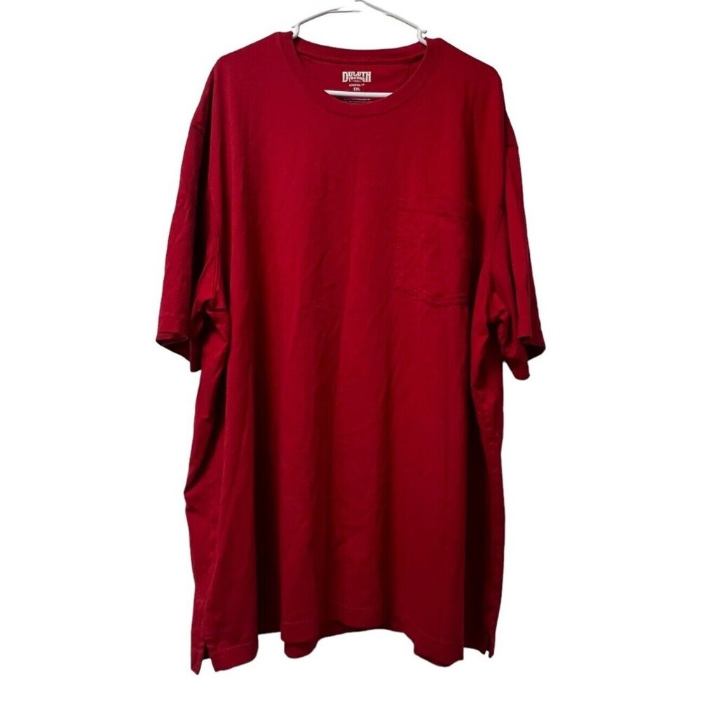 Duluth‎ Trading Company Long Tail T-Shirt Mens Tag Size 2XL Short Sleeve Outdoor